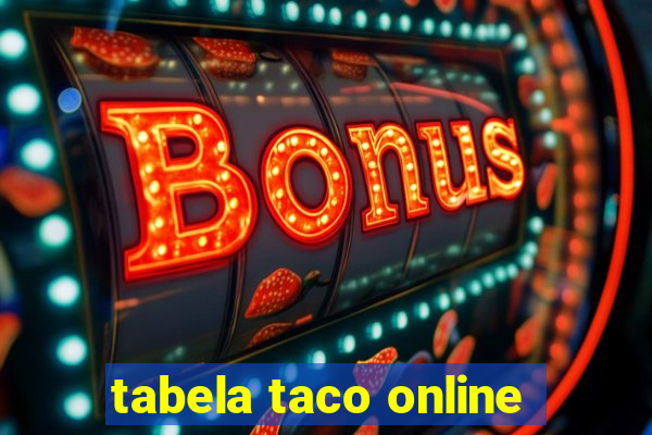 tabela taco online